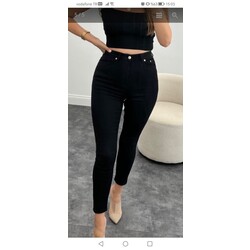 süper likralı simsiyah jean