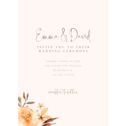 Davetiye, Düğün Davetiyesi, Nikah Davetiyesi, Nişan Davetiyesi, BASKI - KARGO - ZARF DAHİL (50 ADET)