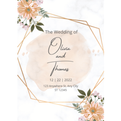 Davetiye, Düğün Davetiyesi, Nikah Davetiyesi, Nişan Davetiyesi, BASKI - KARGO - ZARF DAHİL (50 ADET)
