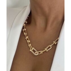 Tiffany Hardwear Zirkon Taşlı Kolye