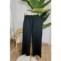 Çımalı pantolon siyah  