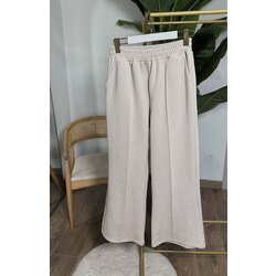 Çımalı pantolon bej 