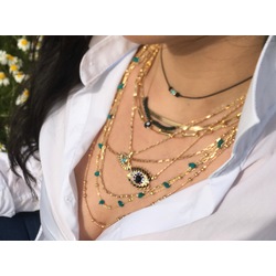 Lily gold kombin kolye