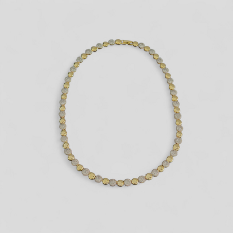 VIP Gold Zirkon Taş Kolye