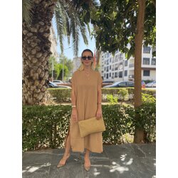 Orijinal marka camel keten elbise