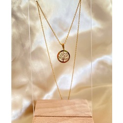 Gold Hayat Ağacı Kolye