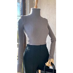 Boğazlı Likralı Body