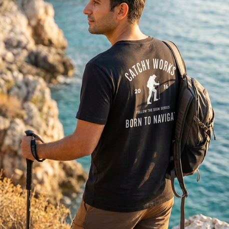 CATCHY WORKS T-SHIRT- SİYAH