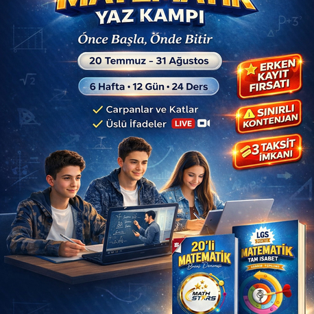 8.SINIF LGS 2027 MATEMATİK YAZ KAMPI