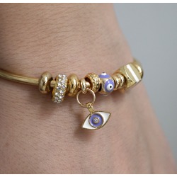 MOR GÖZ CHARM BİLEKLİK