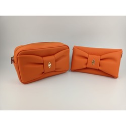 Aron Aurora Kadın Turuncu Çanta Clutch Kombini