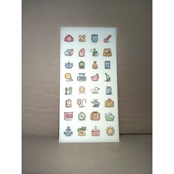 Planlayıcı şeffaf sticker 