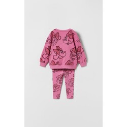 Pembe Minnie Taytlı Alt Üst Takım 