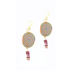 Rainbow table earring