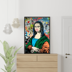 Mona Lisa Pop Art #3
