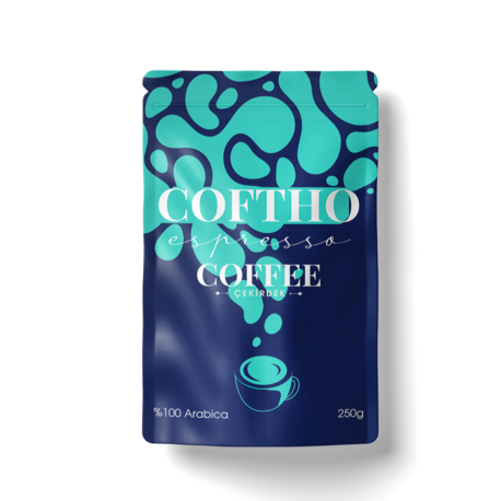 COFTHO Espresso Kahve %100 Arabica Single Origin (ÇEKİRDEK) 250 G.