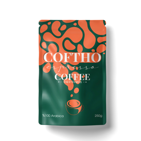 COFTHO Espresso Kahve %100 Arabica Single Origin (ÖĞÜTÜLMÜŞ) 250 G.