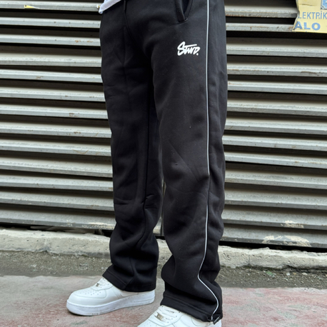 ŞERİT DETAY STWD KABARTMA BAGGY EŞOFMAN