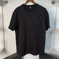 Fendı Owersize Kabartma Baskı Premium T-shirt