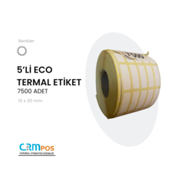 5’li ECO TERMAL ETİKET 7500 adet