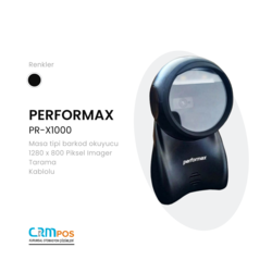 PERFORMAX PRX-1000 Masa Tipi Barkod Okuyucu