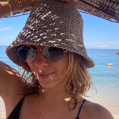 Gray Crochet Bucket Hat