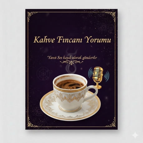 Kahve Fincanı Yorumu-Ses Kaydı Olarak Gönderilir