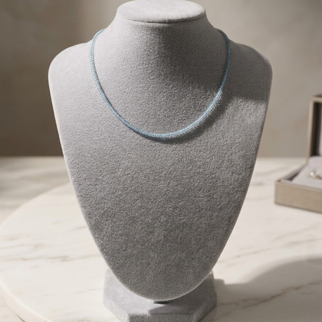 Blue Topaz Kolye ( Minimal Seri)