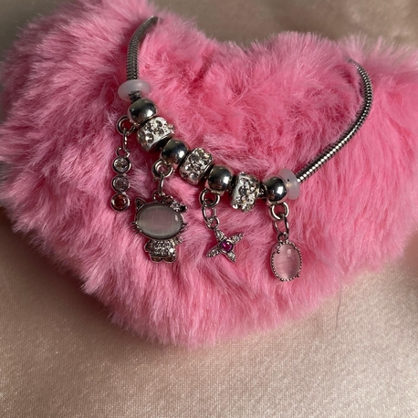 Çelik Hello Kitty Pandora Bileklik