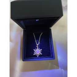 Çelik Gold Güneş Kolye