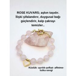 İLİŞKİ ŞİFALANDIRMA  (10 mm Rose kuvars)