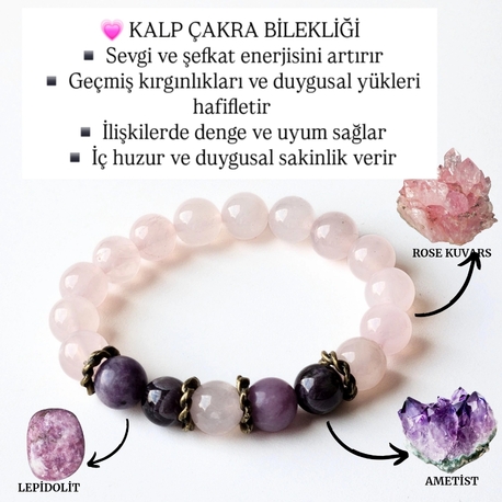 Kalp Çakra Bilekliği