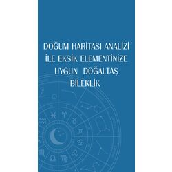 Doğum haritası analizi +kişiyeözelbileklik(bileklik ücreti)
