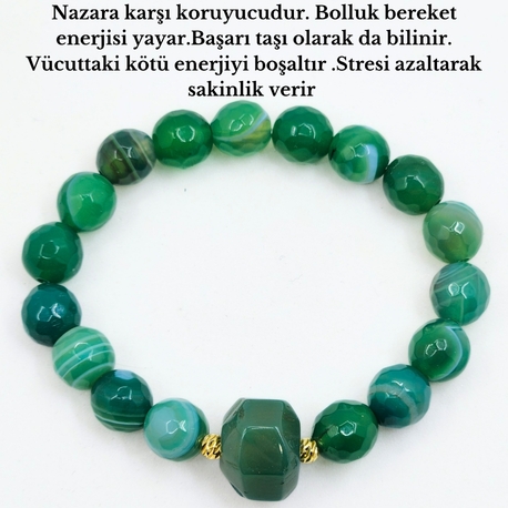 yeşil akik bileklik 