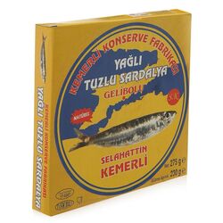 Selahattin Kemerli Yağlı Tuzlu Sardalye