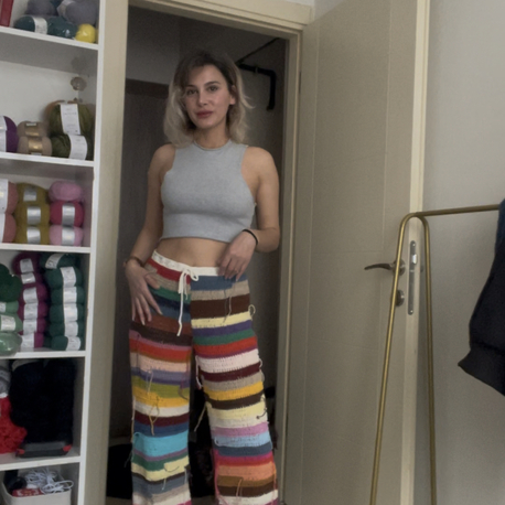 Tığ işi pantolon pattern 