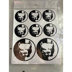 A4 pitbul sticker