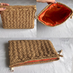 hasır clutch