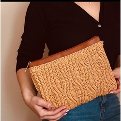 hasır clutch