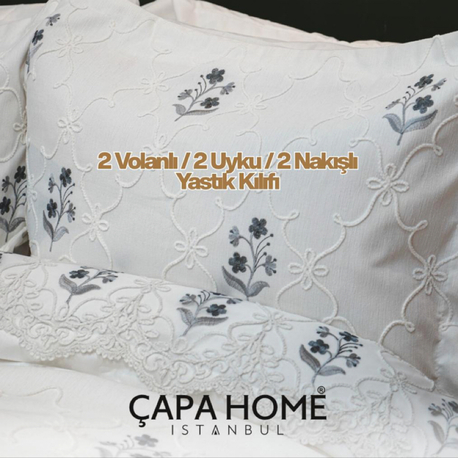 Çapa Home Daniela 9 Parça Nakılşı Gelin Seti