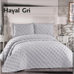 Çapa Home Hayal Şönil Yatak Örtüsü - GRİ