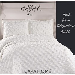 Çapa Home Hayal Şönil Yatak Örtüsü - KREM
