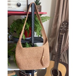 Handmade paper rope bag 