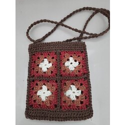 Paper yarn cellphone bag