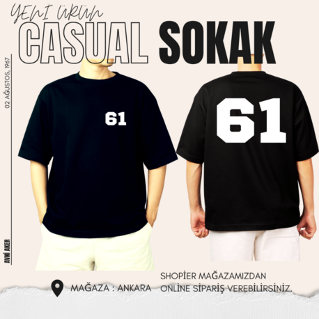 61 Siyah T-shirt