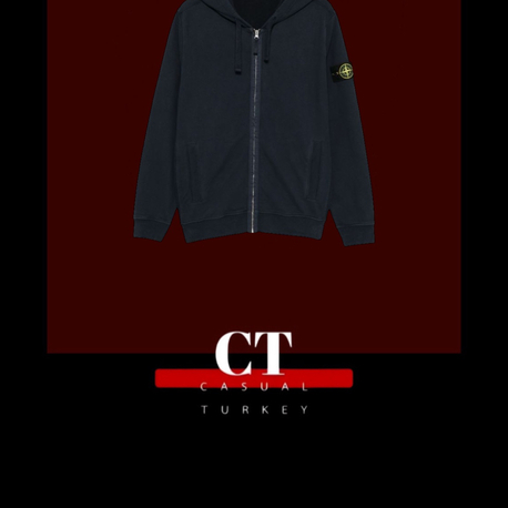 ST IS zip-up hoodie