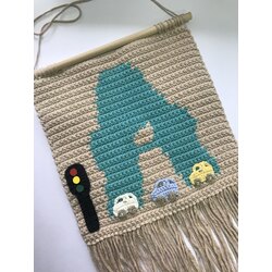 Amigurumi Harfli Duvar Panosu