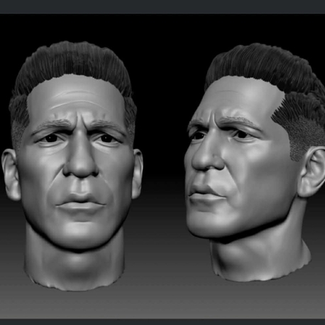 1/12 punisher John bernthal head (painted 