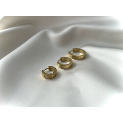 Üçlü Gold Küpe