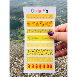 Sarı Tape Sticker 